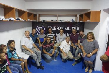 Viale FBC inauguró vestuario para el fútbol infantil