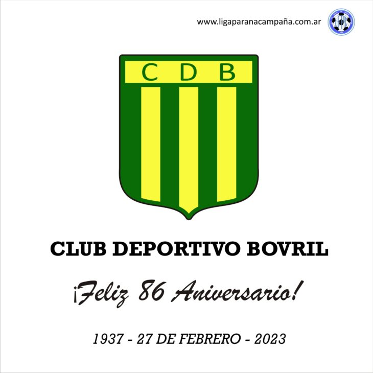 ¡Feliz cumple Deportivo Bovril!
