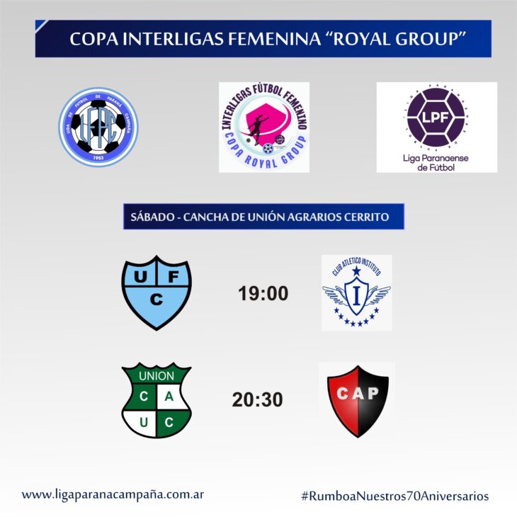Continúa la Copa Interligas Femenina “Royal Group”