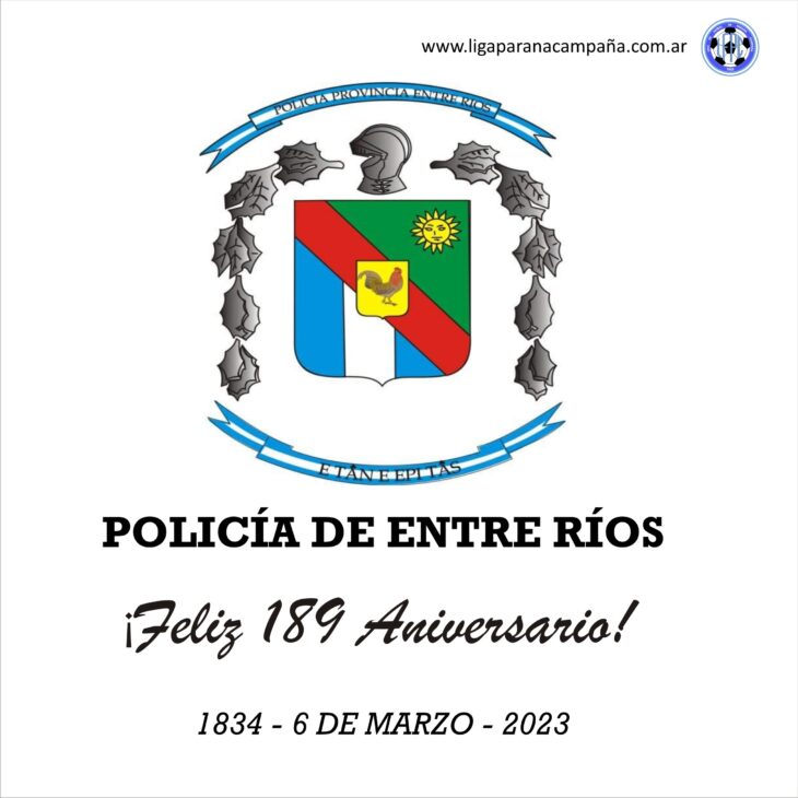 FELIZ ANIVERSARIO POLICÍA DE ENTRE RÍOS