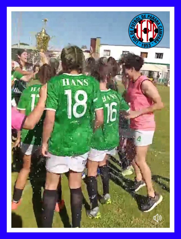 Atlético Unión de Crespo Bicampeón del Futbol Femenino de la Liga de Futbol de Paraná Campaña